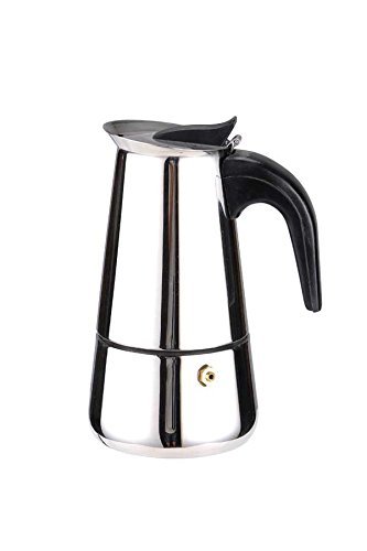 Home Basics EM00250 6 Cup Stainless Steel Espresso Maker