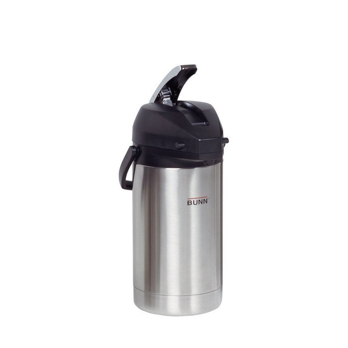 BUNN 32130.0000 3.0-Liter Lever-Action Airpot, Stainless Steel