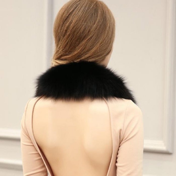 Scarf,Morecome Women Hasp Faux Fur Scarf Fur Scarves Fur Velvet Scarf (A) N16