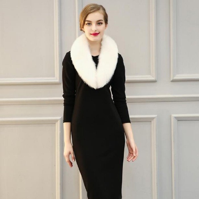 Scarf,Morecome Women Hasp Faux Fur Scarf Fur Scarves Fur Velvet Scarf (A) N19