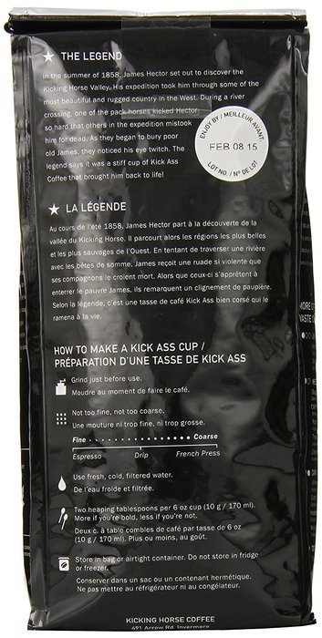 Kicking Horse Coffee, Whole Bean, 454 Horse Power, 2.2 Pound N18