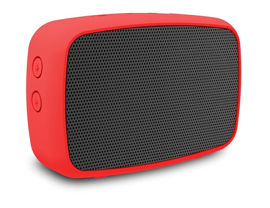 Ematic ESQ206RD RuggedLife Water Resistant Bluetooth Speaker with Speakerphone for iPhone, iPad, iPod, Android... N6