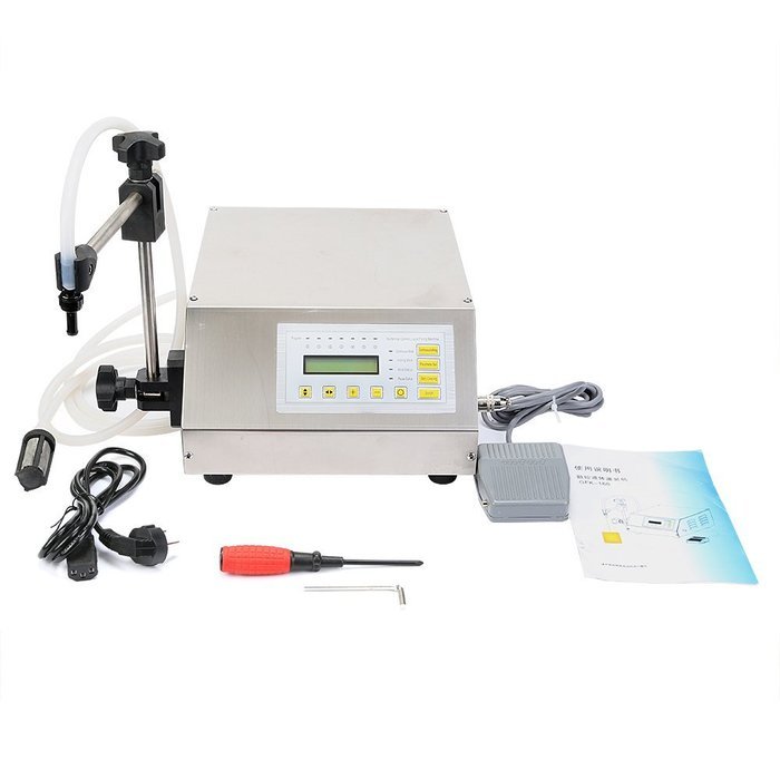 FoodKing Digital Control Pump Drink Water Liquid Filling Machine GFK160 5-3500ml (2-3500mL Digital Filling) N13