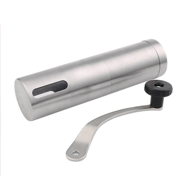 Holeco Hand Coffee Grinder Adjustable, Portable, Stainless Steel, Aeropress Compatible - Convenient for Work /... N3