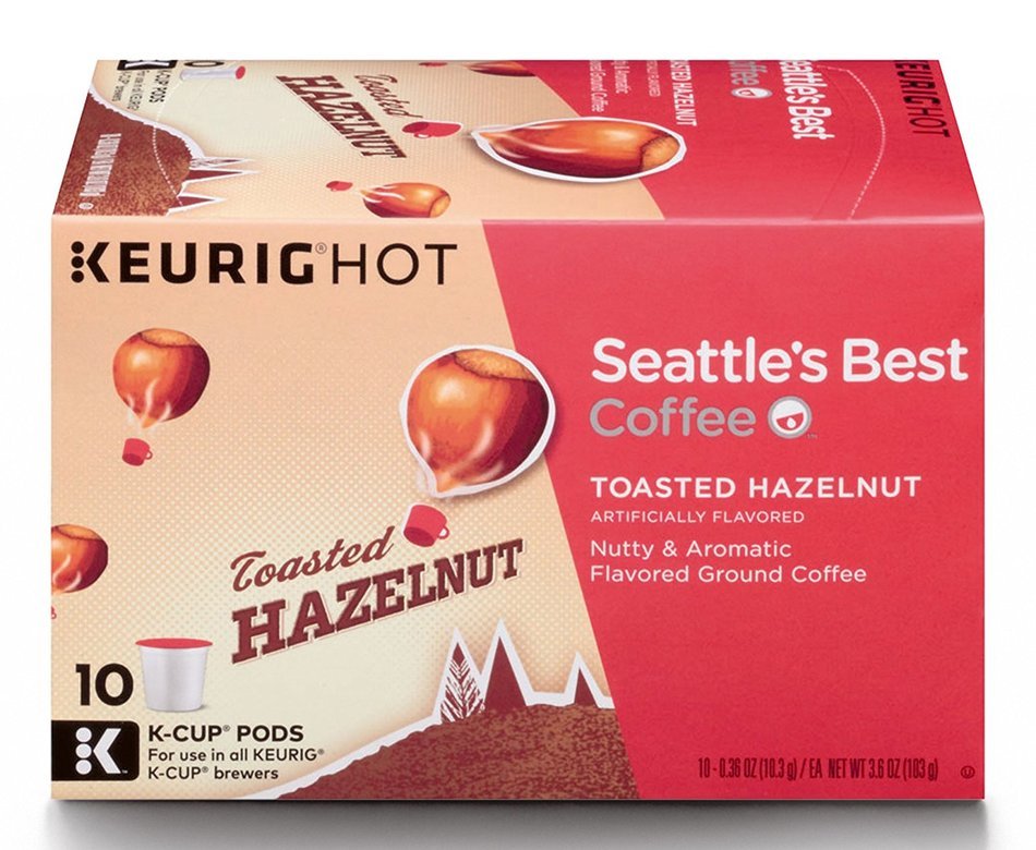 Seattle's Best Coffee Toasted Hazelnut, K-Cup for Keurig Brewers, 60 Count N4