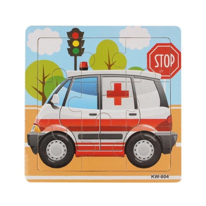 Ambulance Puzzles Toys ，BeautyVan Ambulance Education And Learning Puzzles Toys