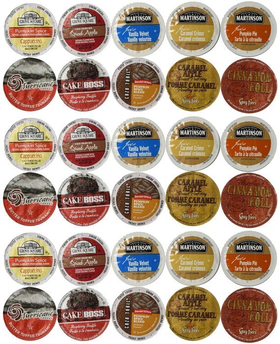 30-count - Limited Edition Fall Flavors Coffee Variety Pack for Keurig&reg; K-cup&reg; Brewers - Featuring Pumpkin Pie...