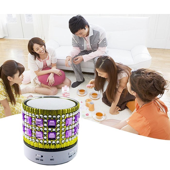 TopePop Portable Outdoor Bluetooth Speaker LED Lights Wireless Mini Stereo Speaker with TF card Slot For Smartphones... N4