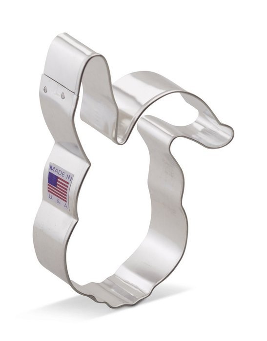 Ann Clark Rabbit Cookie Cutter - 4.25 Inches - Tin Plated Steel
