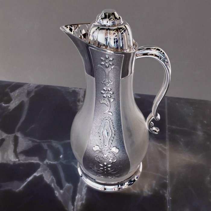 Premium 34 Oz Stainless Steel Housing Thermal Coffee Carafe -Beverage Dispenser-Tea Pot with lid-Double Walled... N2