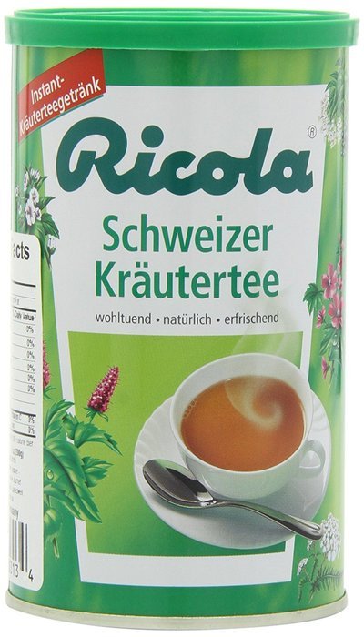 Ricola Schweizer Krautertee (Instant Herb Tea), 7-Ounce Can (Pack of 3) N4