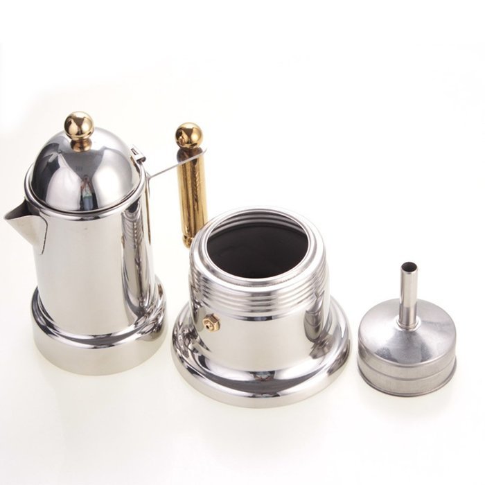 MyLifeUNIT Stovetop Espresso Maker - Moka Pot - 4 Cups / 200 ML