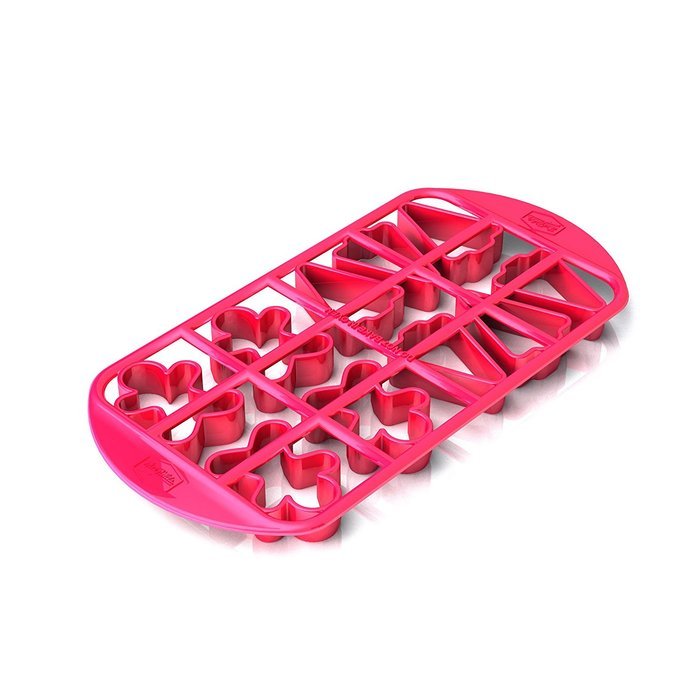 Mrs. Fields Mini Cuttables Square Shaped Cookie Cutter, Blue N5
