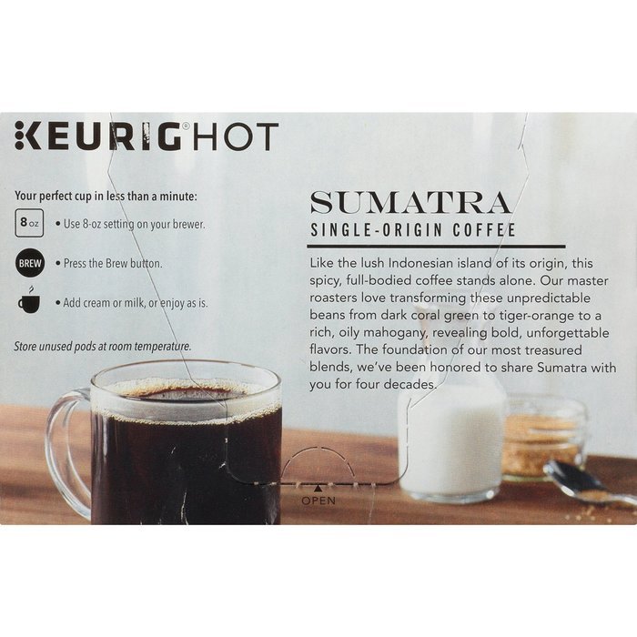 Starbucks Sumatra, K-Cup for Keurig Brewers, 60 Count N5