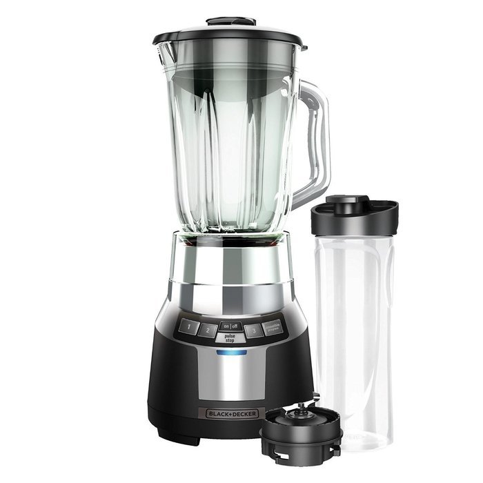BLACK+DECKER BL1820SG- M Fusion Blade Digital Blender, Black/Silver EUROPEAN/ASIANA 220 VOLT ( NOT FOR USA OR...