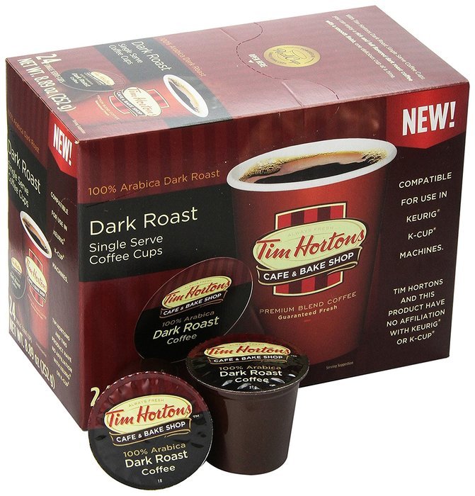 Tim Horton's Single Serve Coffee Cups, Original Blend, 24 Count N34