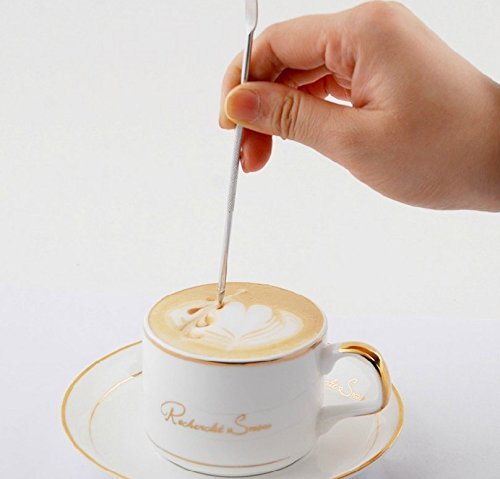 Efbock Barista Household Coffee Cappuccino Latte Espresso Steel Art Pen Stainless Tool 3pcs