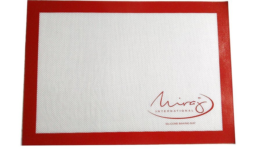 Miraj Non-Stick Silicone Baking Mat Set, 2 Pack (Size 16-1/2" X 11-5/8"), Professional Quality, Non Toxic & FDA... N7