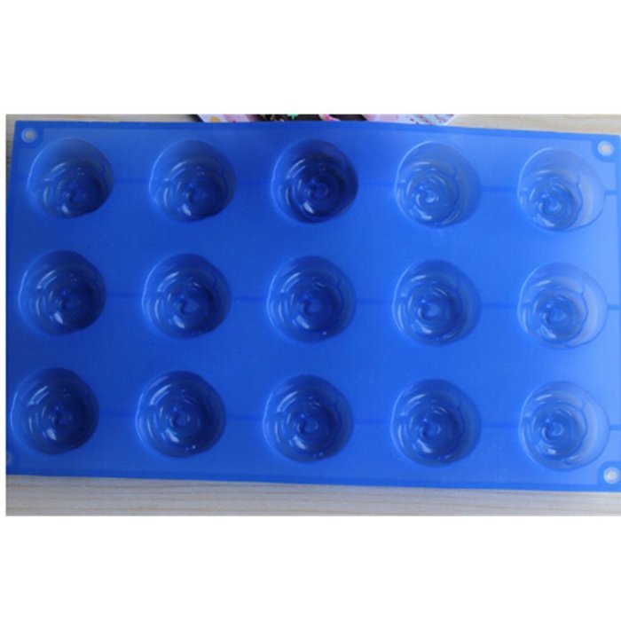EVTECH(TM) Rose Style Silicone Gel Non Stick Cake Bread Mousse Biscuit Ice Pudding Mold Chocolate Jelly Candy... N2
