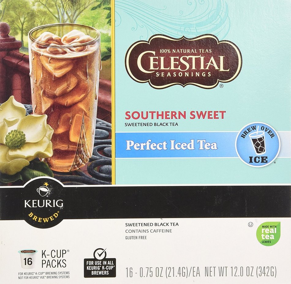 Celestial Perfect Iced Tea Southern Sweet Keurig K-Cups, 22 Count N7