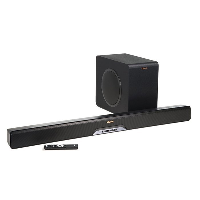 Klipsch Reference RSB-14 Powered sound bar and wireless music player with wireless sub