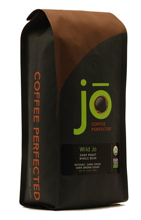 WILD JO: 12 oz, Dark French Roast Organic Coffee, Whole Bean Coffee, Bold Strong Wicked Good Coffee! New Name,...