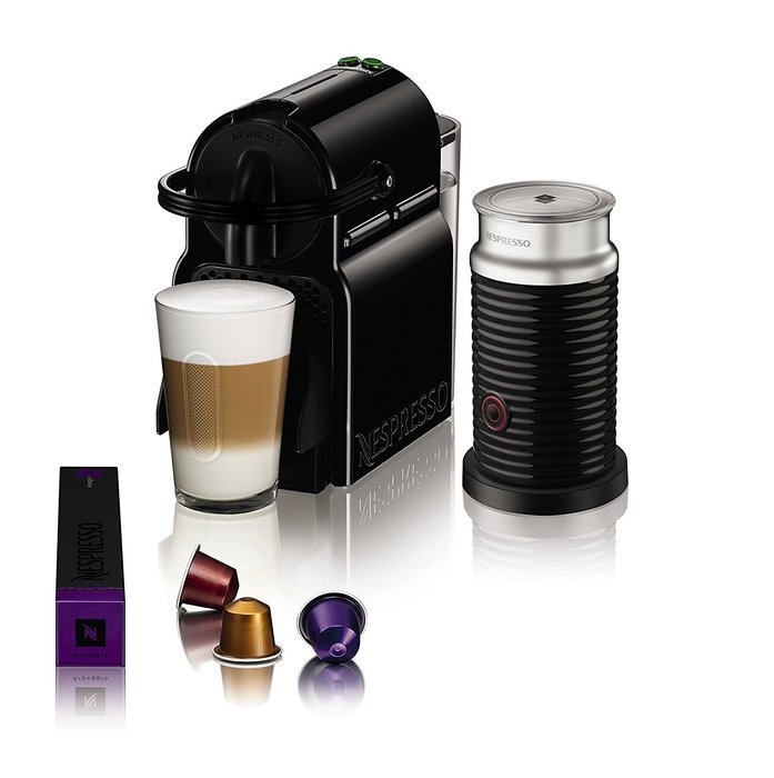 Magimix Nespresso Inissia Coffee Machine with Aeroccino - Black by Magimix