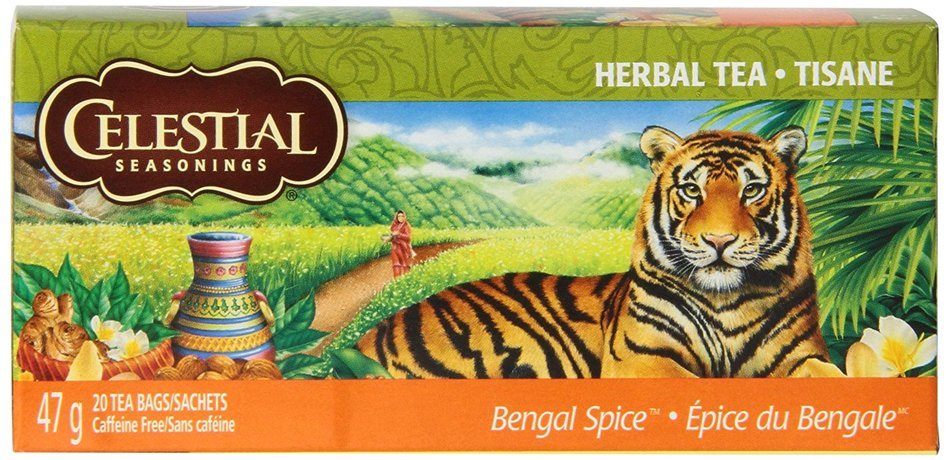 Celestial Seasonings Bengal Spice Tea, 20 Count, 1.7 Oz