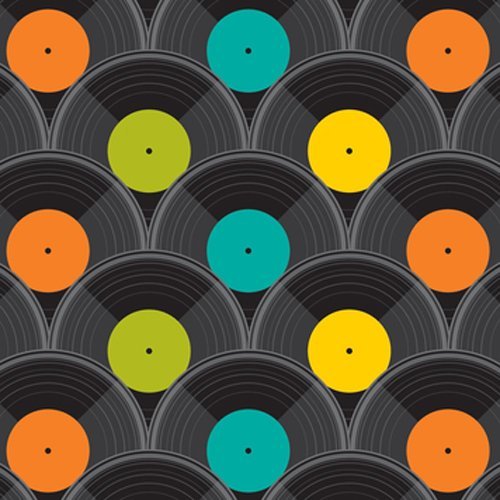The Gift Wrap Company 6 Count Premium Wrapping Paper Rolls, Forever Vinyl, Multicolor