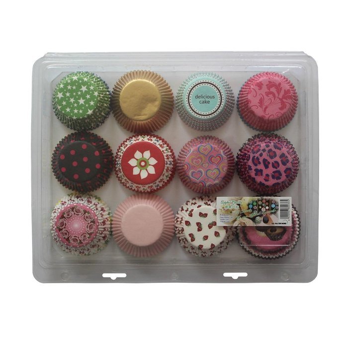 SophieBella 8 kinds Flower Muffin Liner Cupcake-Liner, 400 Count N31