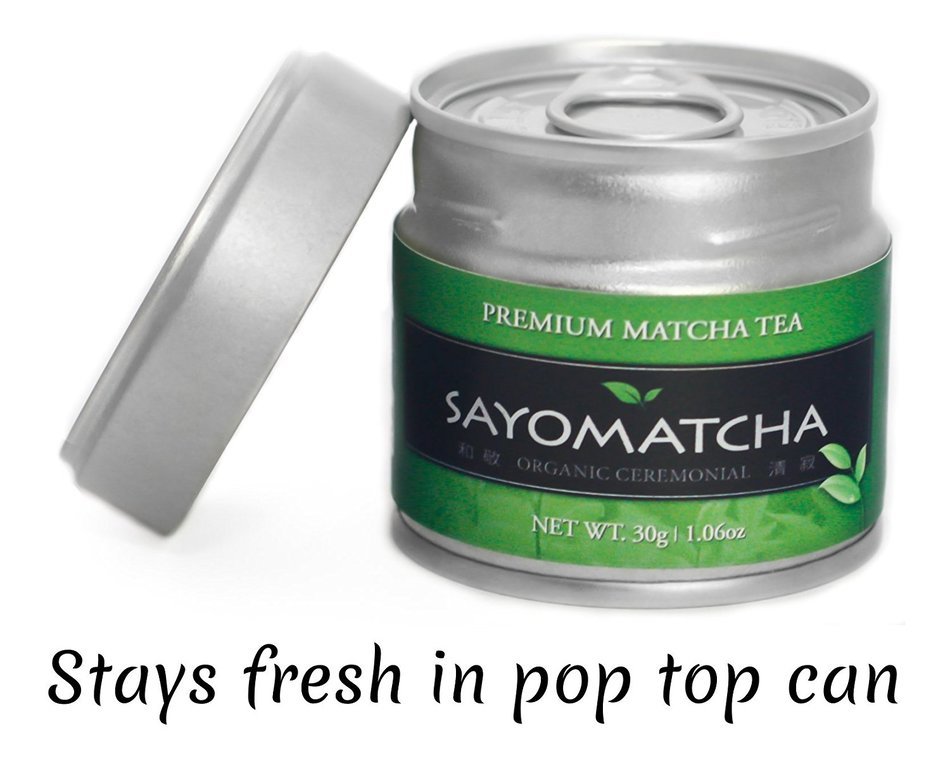 SayoMatcha Organic Matcha Japanese Green Tea Powder Ceremonial Grade, 30g N4