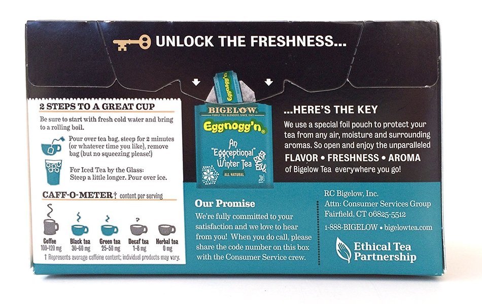 Bigelow Eggnogg'n Tea, 1.73 Box (Pack of 2) N2