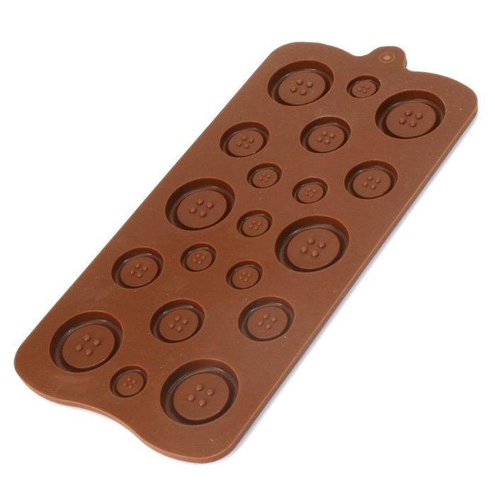 Generic Healthy Button Shaped Cake Silicone Gel Mold