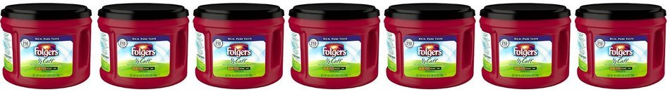 Folgers 1/2 Caff Ground Coffee, 25.4 oz N5