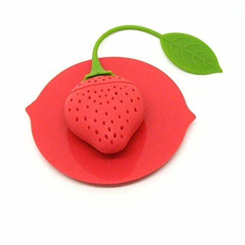 BonAchat Soft Tea-ball-strainers Tea Filters Tea Infuser In Silicone Lovely Strawberry Shaped Candy Color Cute... N4