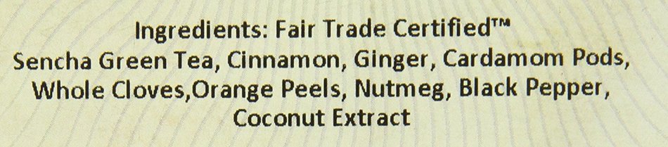 Zhena's Gypsy Tea Coconut Chai Green Organic Loose Tea, 16-Ounce Bag