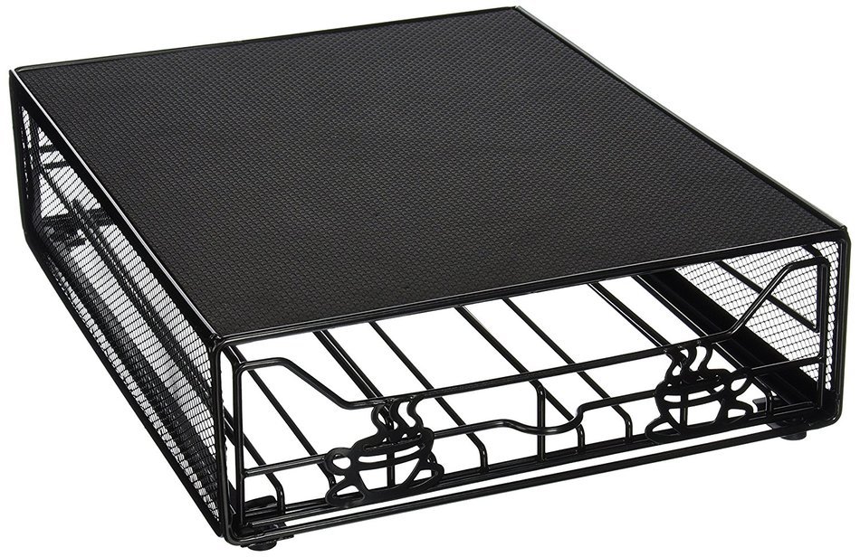 Southern Homewares Keurig Vue Cup Storage Drawer, Holds 36 Vue Pods, Black