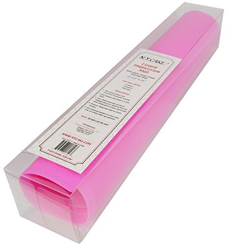 NY Cake Fondant Impression Mat, Lizard Skin or Snake Skin Design- Silicone N2