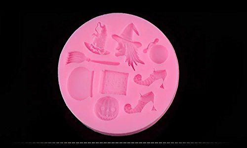 Topnew-Candy Cavity Silicone Chocolate Mold Candy and Gummy Moulds Halloween Supplies H1634