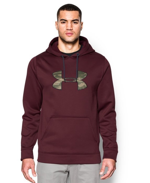 Under Armour Men's UA Storm MTN Big Logo Hoodie Small Steel N2