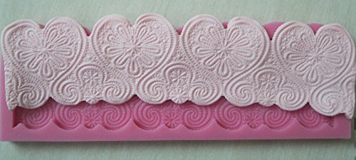 HSE 1pcs Chocolate Candy Jello 3D Beautiful Flower silicone fondant lace Mold Mould cake decoration/pastry tools N2