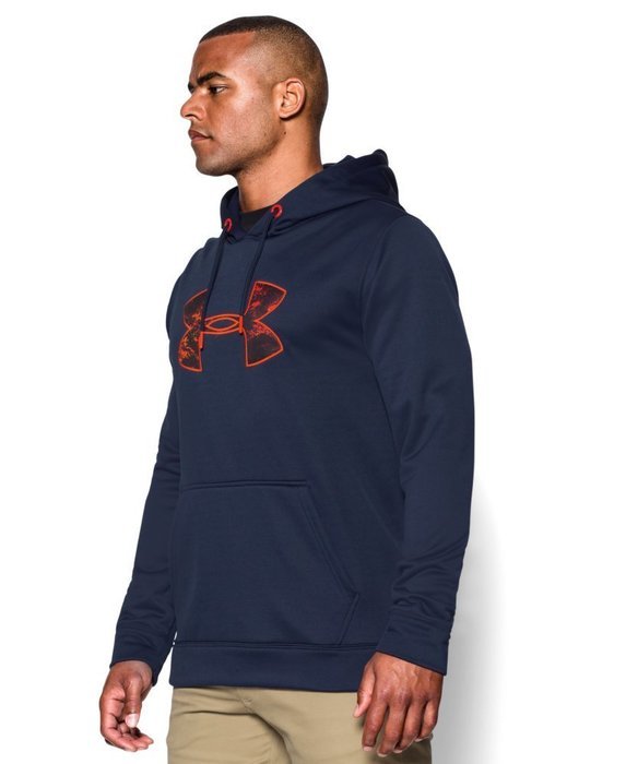 Under Armour Men's UA Storm MTN Big Logo Hoodie Small Steel N4