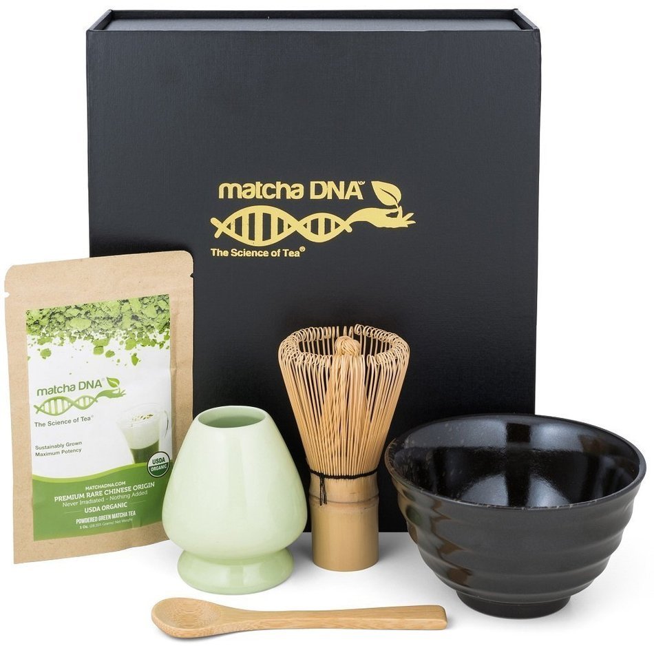MatchaDNA Green Tea Powder Box Set - Black N4