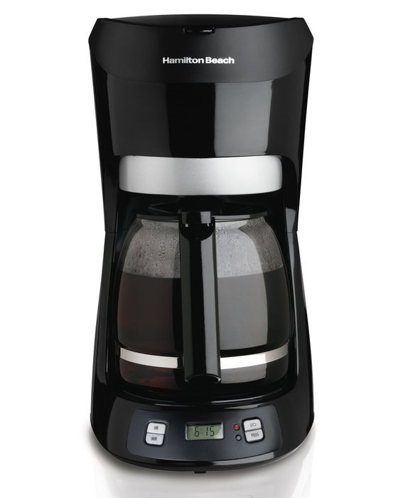 Hamilton Beach 12-Cup Coffee Maker with Digital Clock (49467) N2