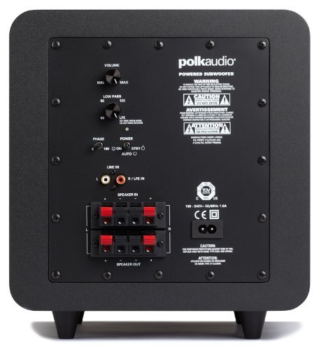Polk Audio 300W Compact 8 Inch Powered Subwoofer, with All NEW Klippel Distortion Analyzer and Patented Dynamic... N2