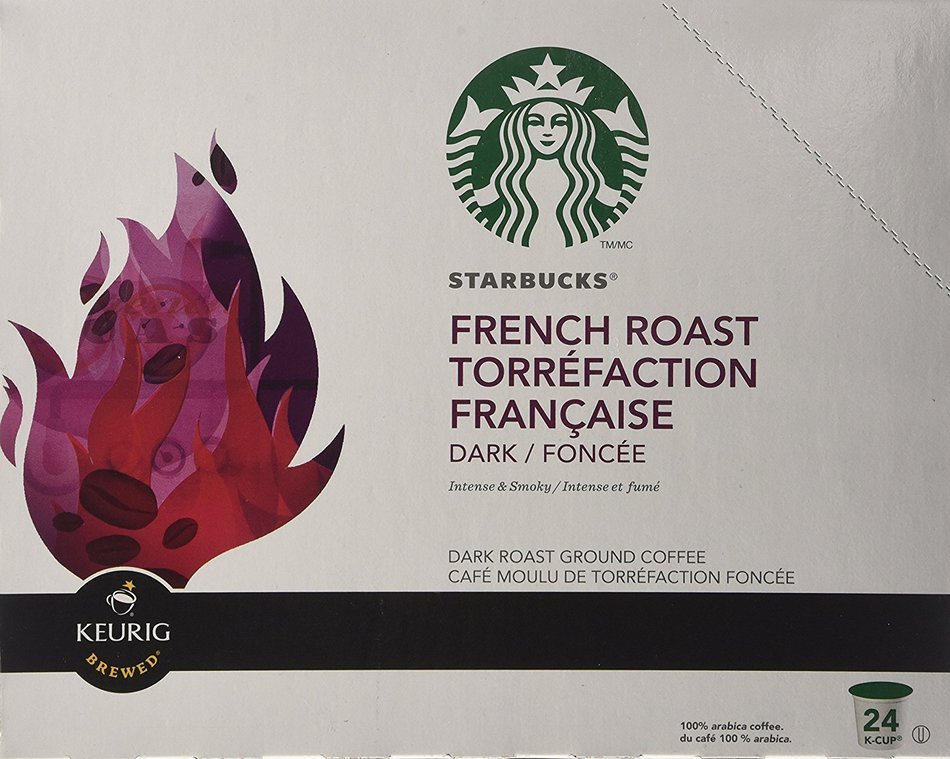 Starbucks Coffee Keurig K-Cups, French Roast Dark, 96 Count N4