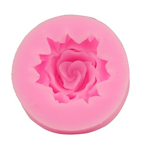 Let'S Diy Rose Shape Candy Jello 3D Silicone Mold Mould Cake Tools ...