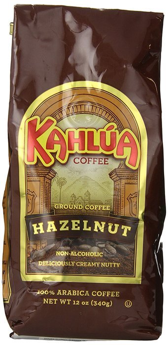 Kahlua Gourmet Ground Coffee, Hazelnut, 12 Ounce N3