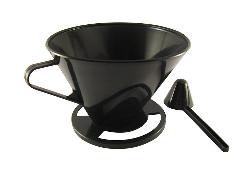 Quantum Positive QP3 New Pour Over Coffee Cone Single Serve Reusable Perfect for Cone Filters