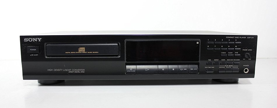 Sony CDP-311 Compact Disc Player CD Single Disc Player N2